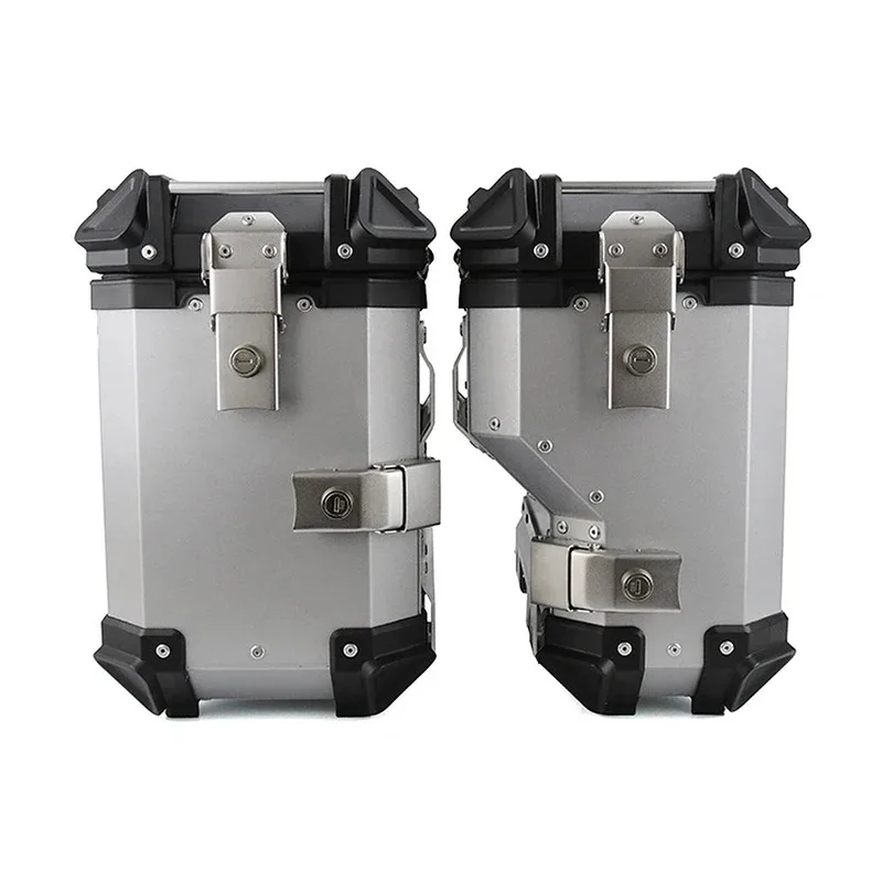 

Factory Hot Selling Motorcycle Side Box For Benelli TRK502X Aluminum 35L Lage Storage Case Motorcycle Saddlebag For R1200GS R12
