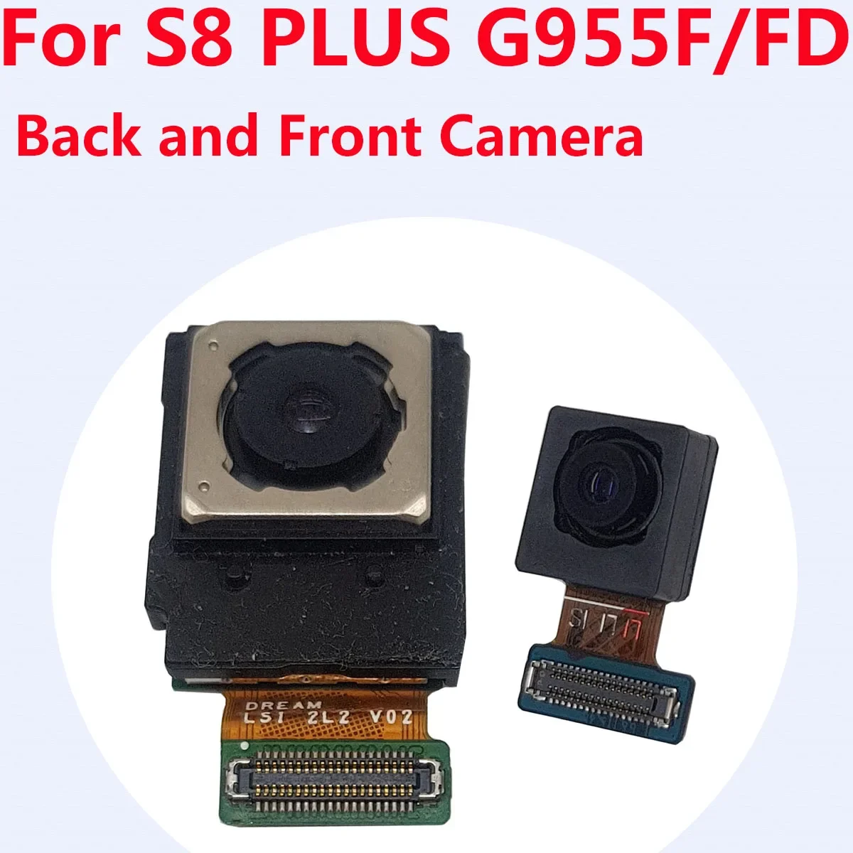 Good For Samsung Galaxy S8 Plus G9500 G950F G950U G955F G955U  Rear Main Front Facing Back Selfie Iris Camera Module