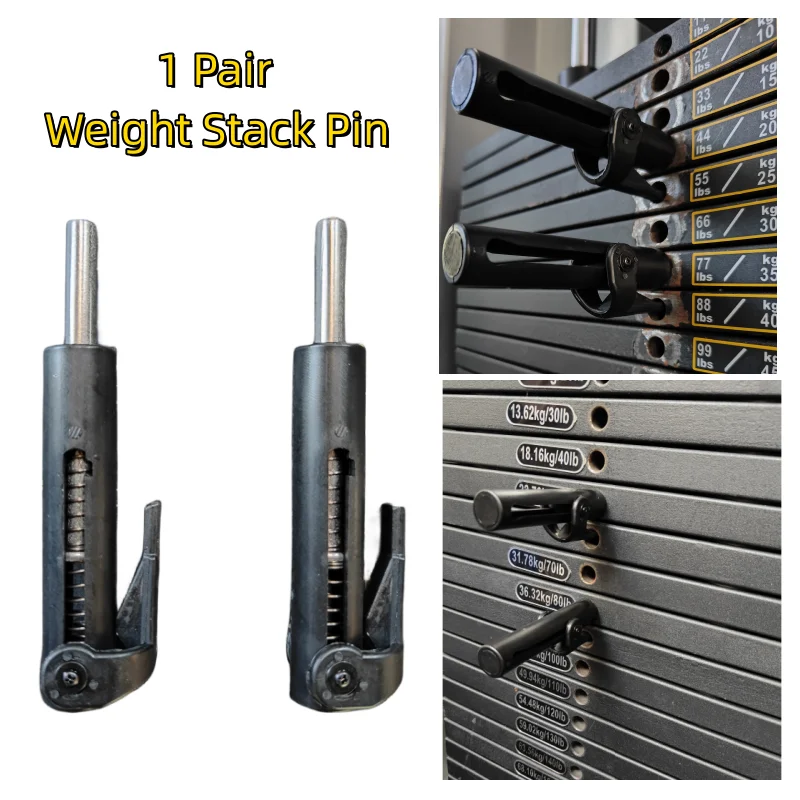 2 Pack Gewicht Stack Pin 8Mm Super Groep Krachttraining Gewicht Laden Afnemende Pin Gym Apparatuur Vervangende Accessoires