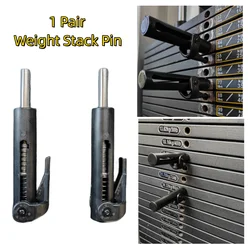 2 Pack Weight Stack Pin 8MM Super Group Strength Training Weight Loading Decreasing Pin Gym Equipment Replacement Accessories