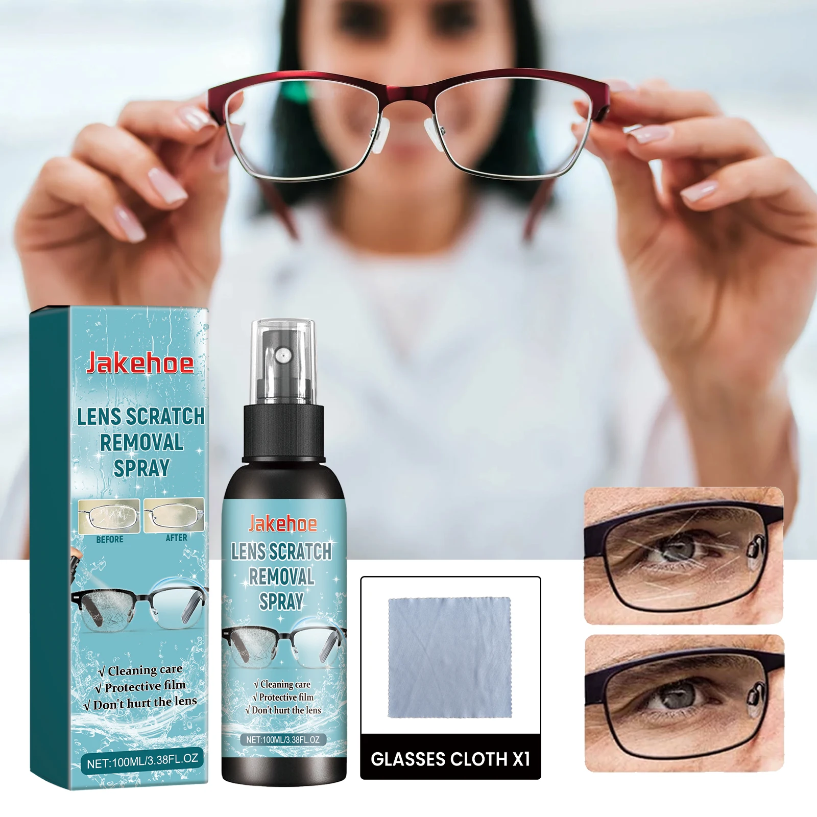 Revolutionize Your Vision Care with the Ultimate Glass Lens Cleaner Spray