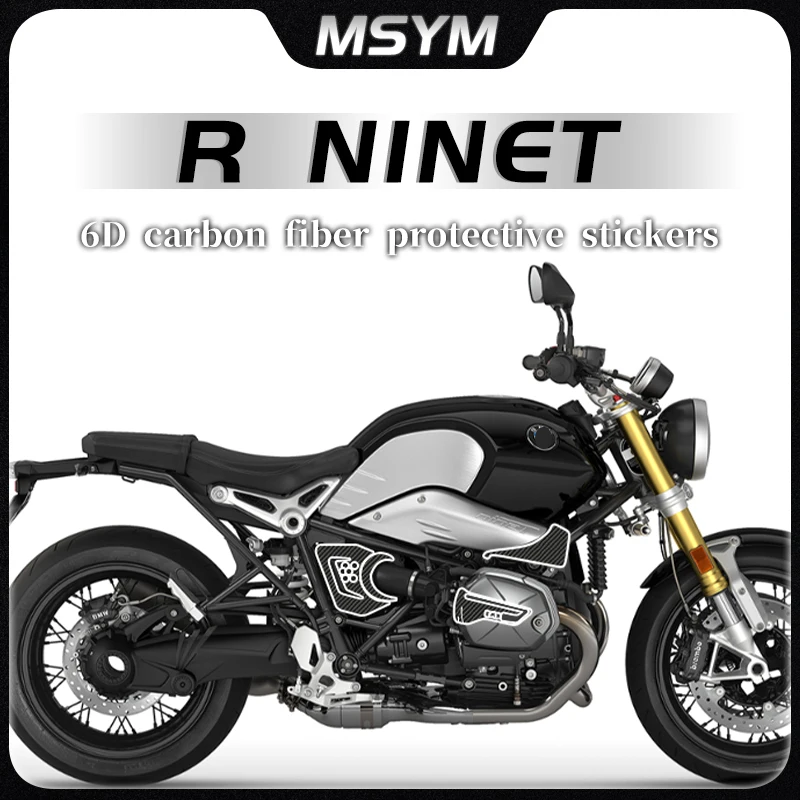 

For BMW R NINET R NineT R-NINE T stickers 6D Carbon fiber for vehicle protection anti scratch accessories and modified parts