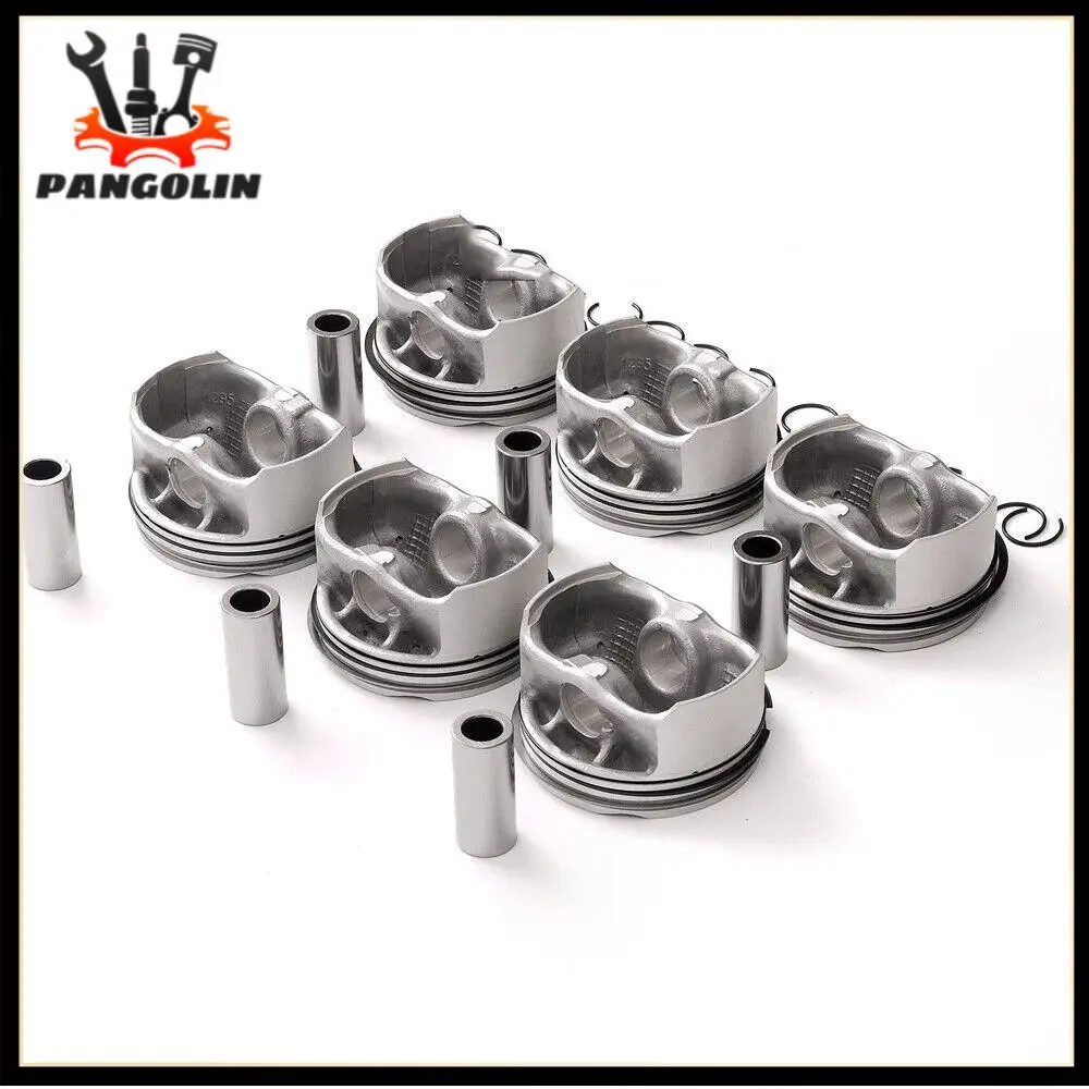 

6PCS Pistons Rings STD Low Compression 9.7:1 11257561850 For BMW E60 E90 325i 523i N52B25 Engines Pistons Rings Accessories