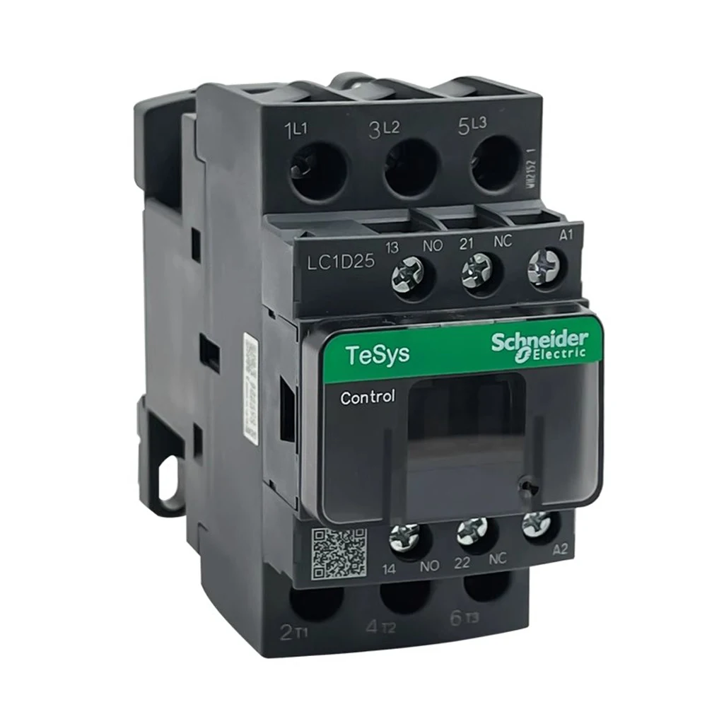 New Original Schneider Electric LC1D25M7C Coil 110V 220V 380V AC Contactor 25A Load 11KW/AC380V Standard TeSys Contact Device