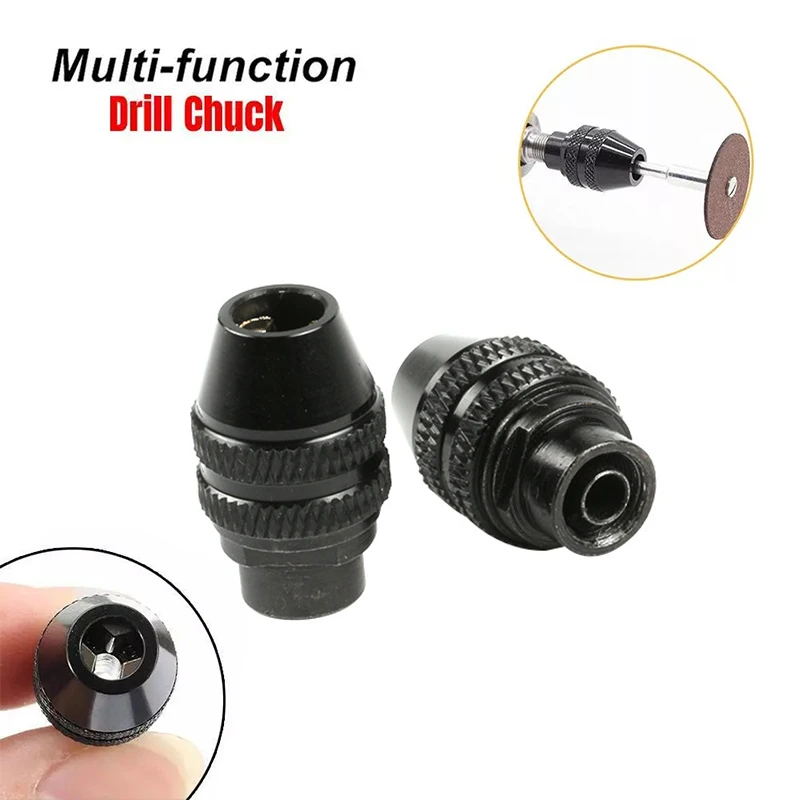 

Multi Drill Chuck Quick Change 0.4-3.2mm Mini Drill Bits Chucks Accessories for Original Dremel Rotary Tool