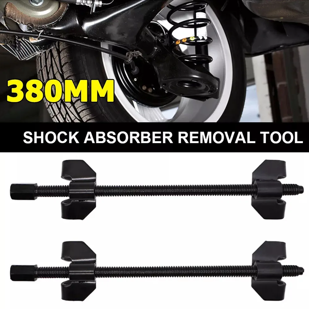 Heavy Duty Set of  2 Coil Spring Compressor Suspension Clamps Strut Remover Installer Repair Hand Tool Kit 380MM For Car