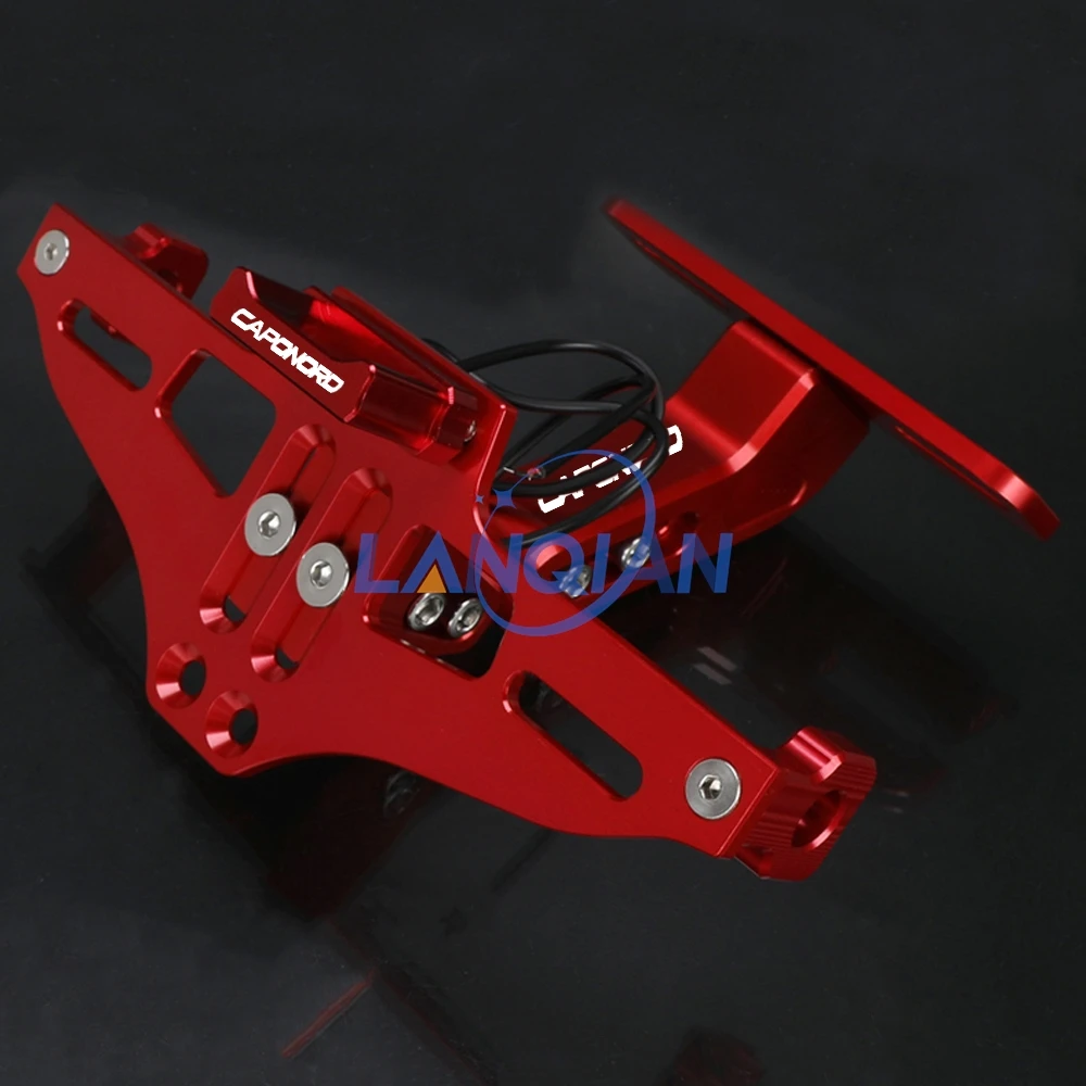 

Для APRILIA CAPONORD ETV1000 ETV 1000 2002 2003 2004 2005 2006, держатель заднего номерного знака, кронштейн, хвостовое аккуратное крыло, фиксатор