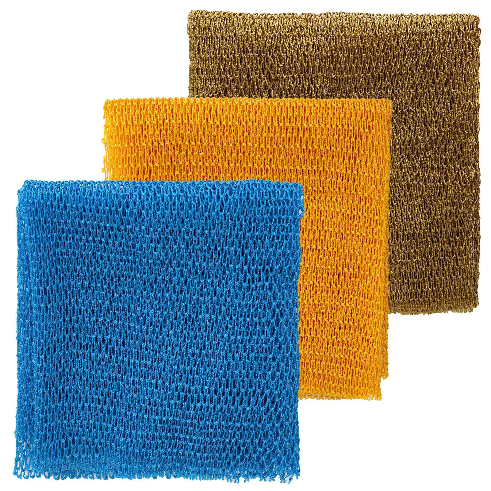 Filet exfoliant pour le bain, serviette de bain Portable, éponge pour le corps, facile à utiliser pour une peau plus douce et plus lisse