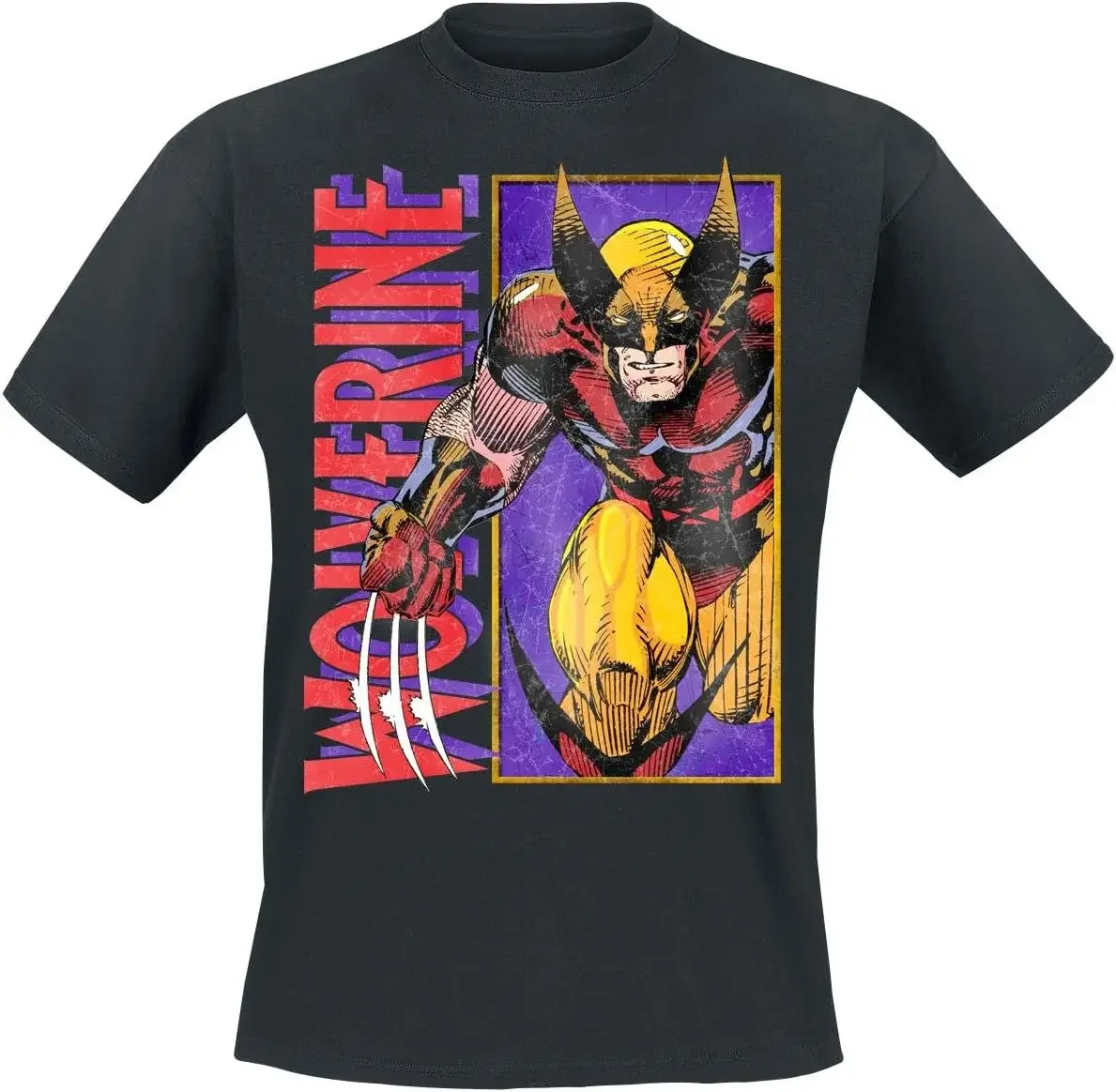 Marvel Men's Wolverine Classic Character T-Shirt