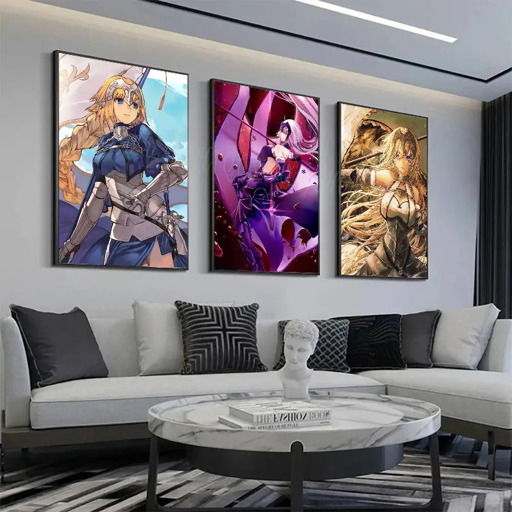 Jeanne Alter Anime Fate Grand Order Posters Living Room Bar Cafe Quality Canvas Vintage Style Comics Painting Art Home Wall Deco