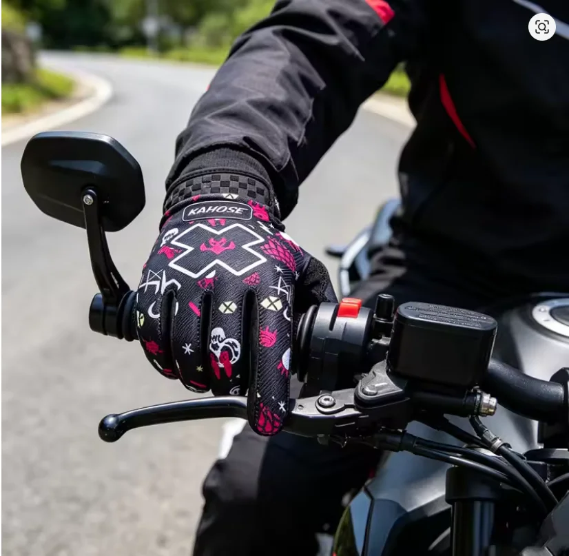 All Season Motocross Racing Gloves Equipment For Men MTB DH MX Off-Road Road Motorcycle Riding Shock Protection Bike Accessories