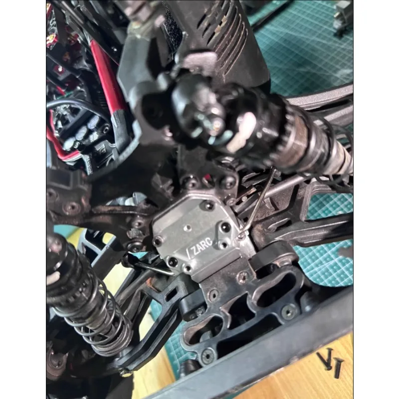 Aluminum Alloy Hydraulic Transmission Box Universal Rc Car Modification Parts for 1/8 ARRMA KRATON/TYPHON/OUTCAST 6S 1/7 MOJAVE