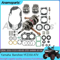 Motor Crankshaft piston gasket Connecting Rod Rebuild Overhaul Kit for 1987-2006 Yamaha Banshee YFZ350 ATV 2GU-11311-00-00