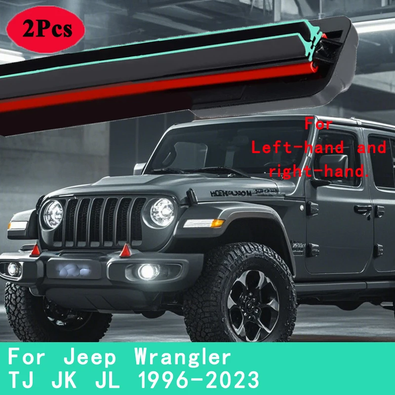 Do Jeep Wrangler TJ JK JL 1996-2023 Pióra wycieraczek przedniej szyby 2 sztuki Akcesoria do szyb 2000 2010 2016 2019 2021