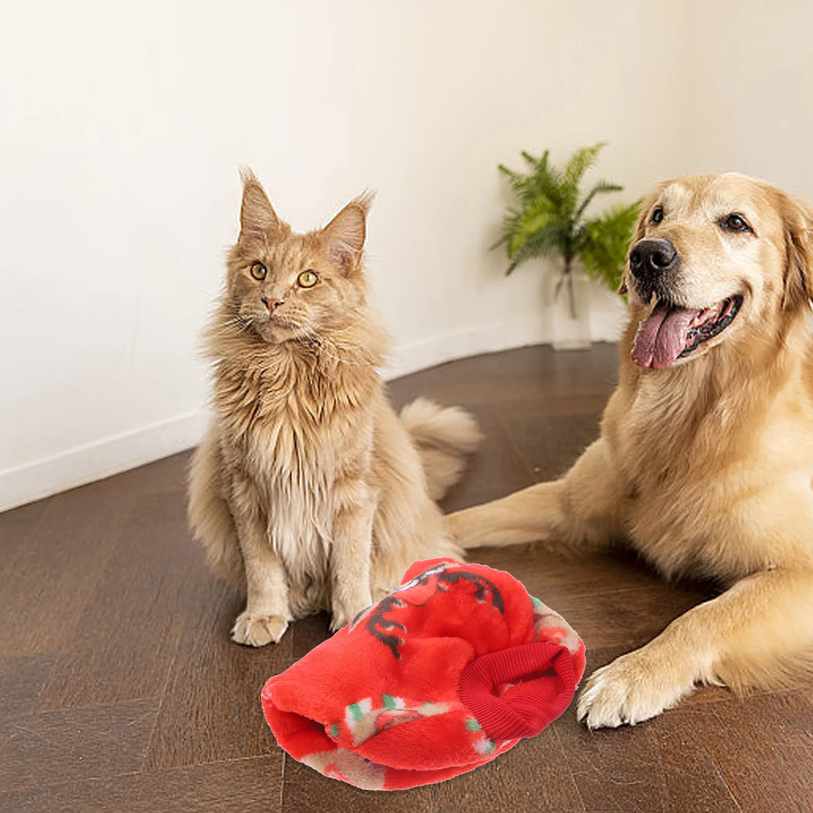 

Skin-friendly Pet Clothes Warmth Dog Cute Holiday Costumes Puppy Party Winter Garment