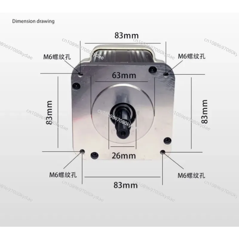 220V Brushless Servo Motor 550W-750W-1100W Knob Speed Regulator For Belt Sander Lathe Woodworking Processing Equipment