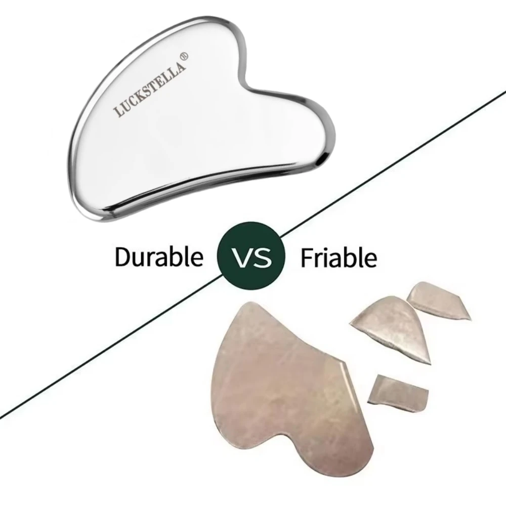 2026 GuaSha Facial Beauty Scraping Stainless Steel Massage Tools Firm Skin Care Face Lift Law Full-Body Dolphin Heart Scraper