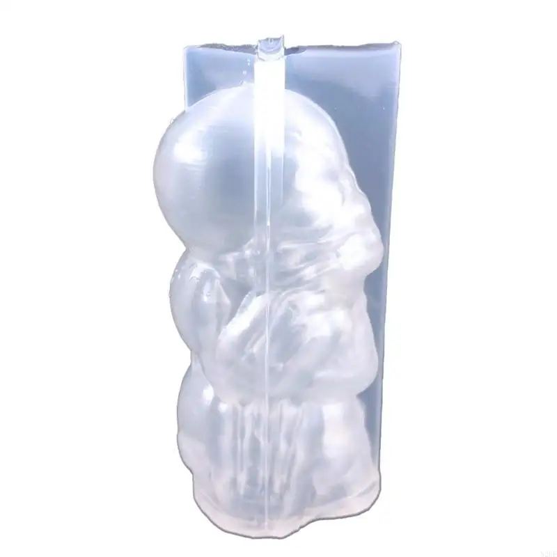 

N2UE Skeleton Silicone Mold for Candle Making Plaster Mold