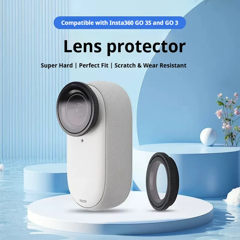 

For Insta360 GO3/GO3S Lens Protective Cover Anti-Scratch High Definition Glass Tempered Glass Bubble Free HD Camera Accessories