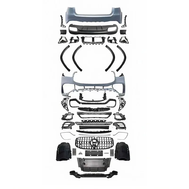 

Suitable for GLS (X167) Modified GLS63 Front Bumper Wheel Arches Rear Bumper Lip Tail Throat Surround