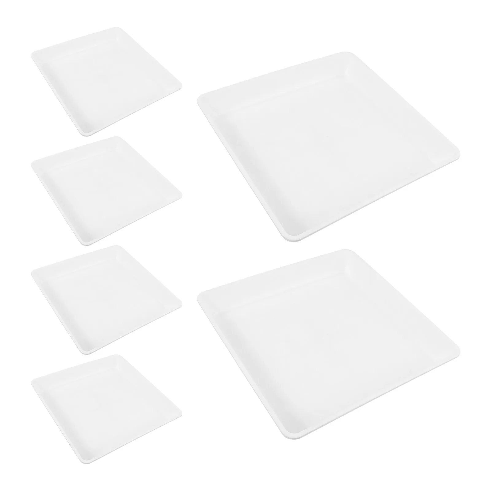 6Pcs Stepping Stone Mold 12 Square Plastic Concrete Patio Paver Mold for Garden Pathway Walkway Landscaping Brick Form