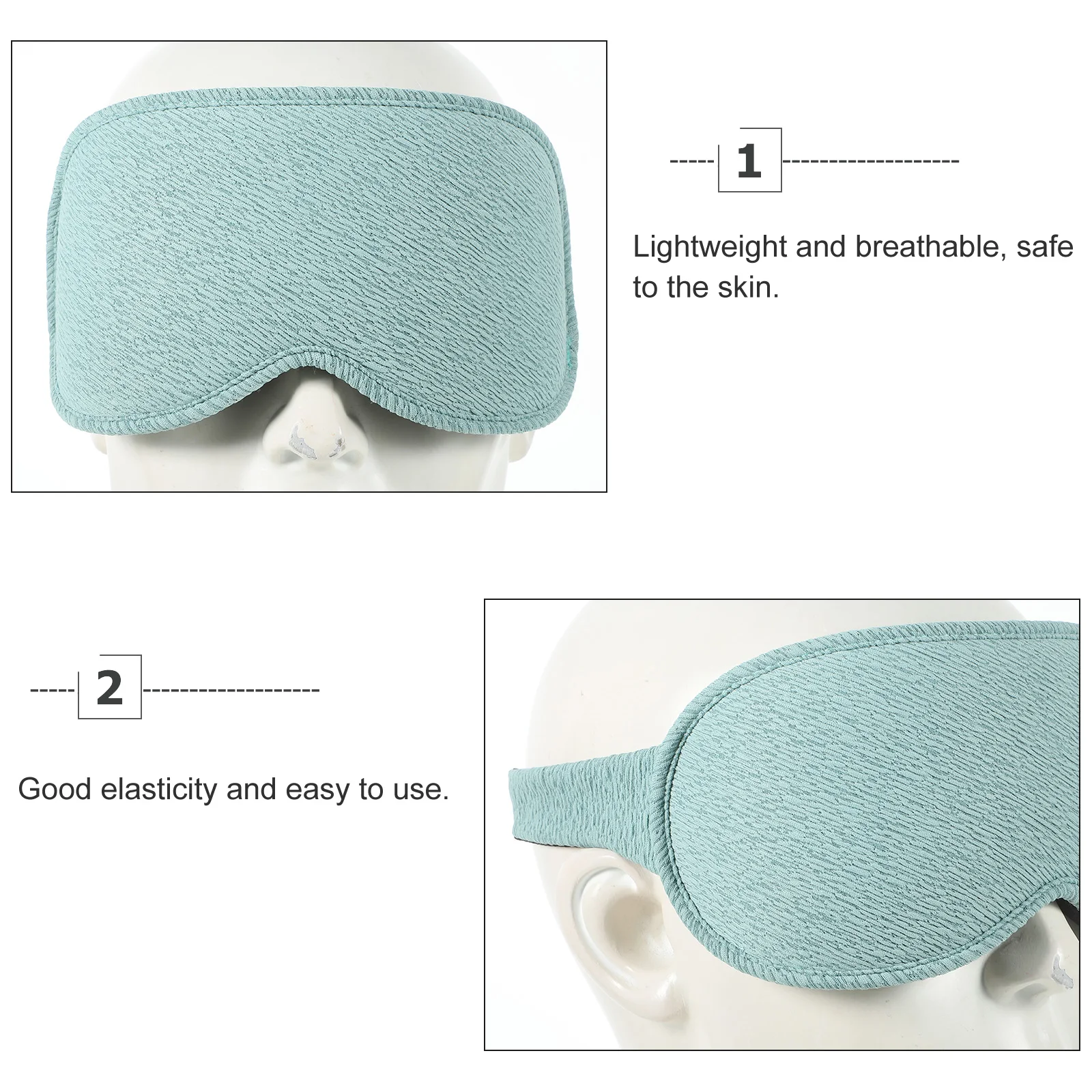 

Дышащая маска для глаз, большие удобные чехлы для сна для путешествий, домашнего офиса, маска для сна, чехлы для глаз для сна