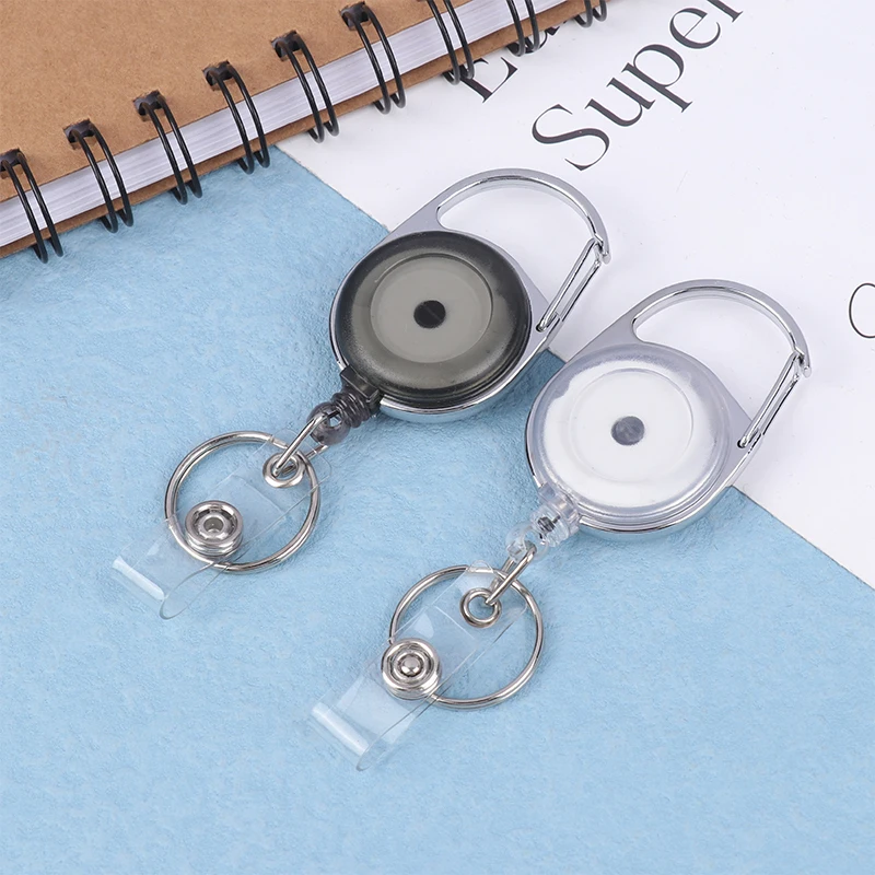 High Resilience Retractable Easy-pull Buckle Key Chain Anti Lost Easy To Pull Buckle Rope Keychain Sporty Key Ring