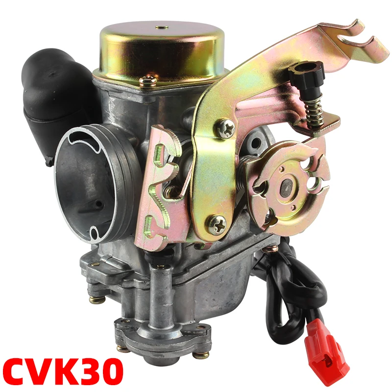 Motorcycle CVK30 CVK 30MM Carburetor Carb Replacement Accessories   For Keihin Scooters ATV GY6 150-250CC Scooter Street Bike