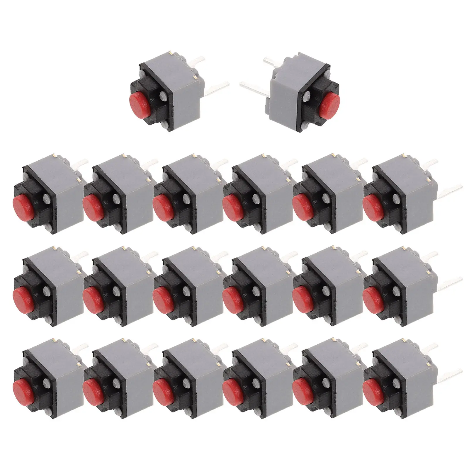 20Pcs Silent Vertical Tactile Switch Compact Design Quick Response Mouse Button Upgrade for Gaming Office Electronic Devices view 3