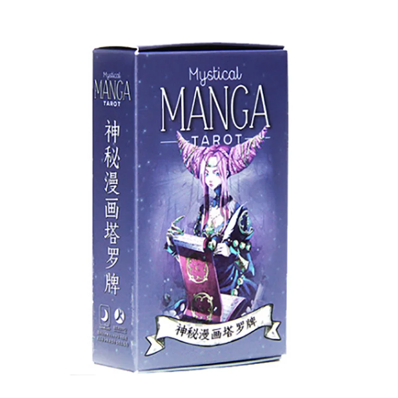 MANGA Tarot Cards Divination Cards Game 12*7cm Cards Chinese/English Version Family/Friends
