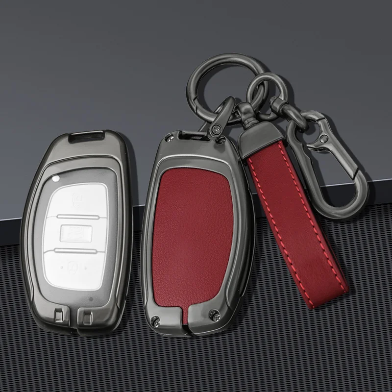 

Zinc Alloy Car Key Case for Hyundai IX35 I40 I20 I10 Tucson Elantra Creta Sonata Ioniq Accent Creata Remote Control Fobs Cover