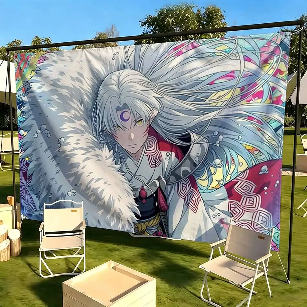 Anime-e Inuyasha  Flag Suitable For Party Club Outdoor Interior Wall Decoration Banner Fans Gift