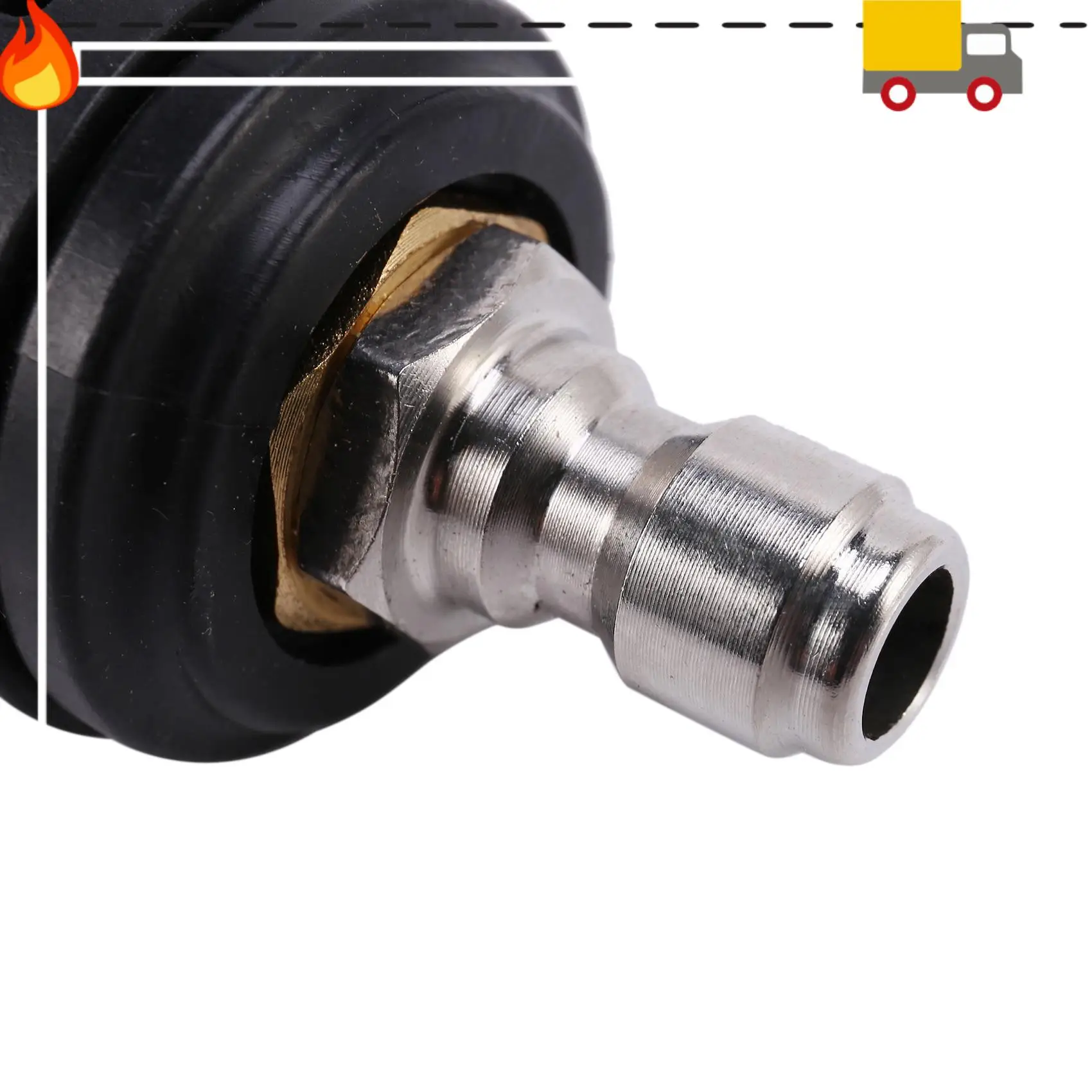 

10X автоматический инструмент, регулируемые насадки для мойки высокого давления, сменный распылительный узор, быстроразъемная вилка 1/4 дюйма, 3000 фунтов на квадратный дюйм