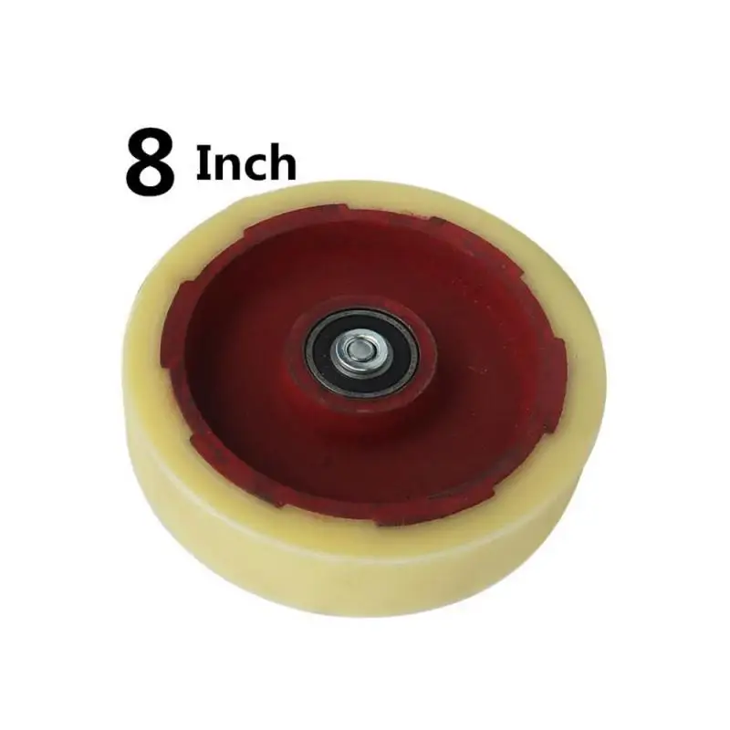 1 Pcs Packing 5 Inch Single Wheel Caster Heavy Iron Core Nylon Load Bearing Wear Resistant Flat Driver Push