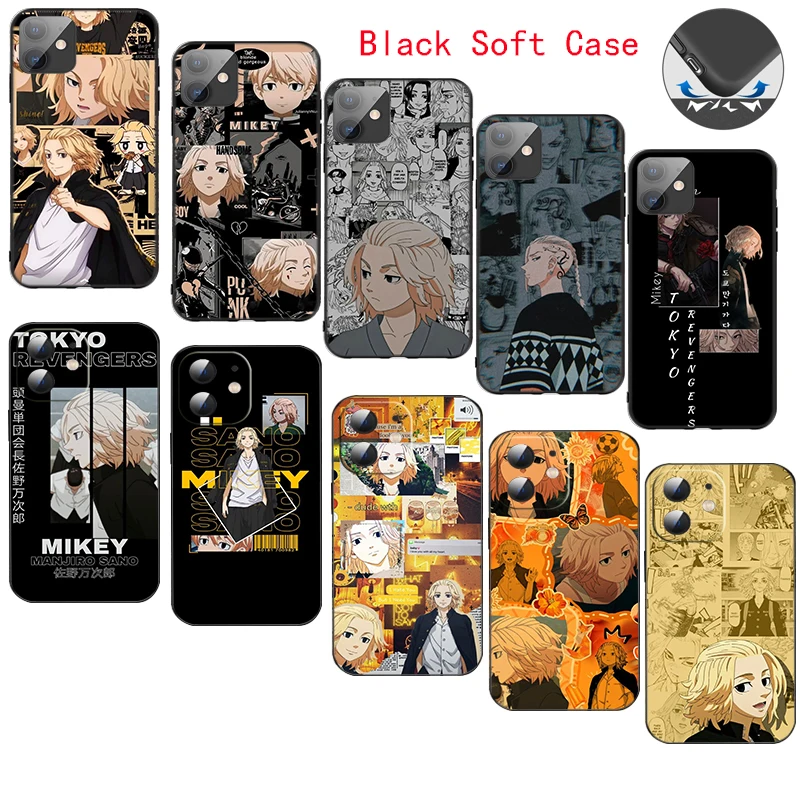 CR65 Revengers Sano Manjiro Soft Silicone Case for Samsung Galaxy S21 S23 FE S24 Ultra Plus A15 A25 35 A54 A55 5G Caver