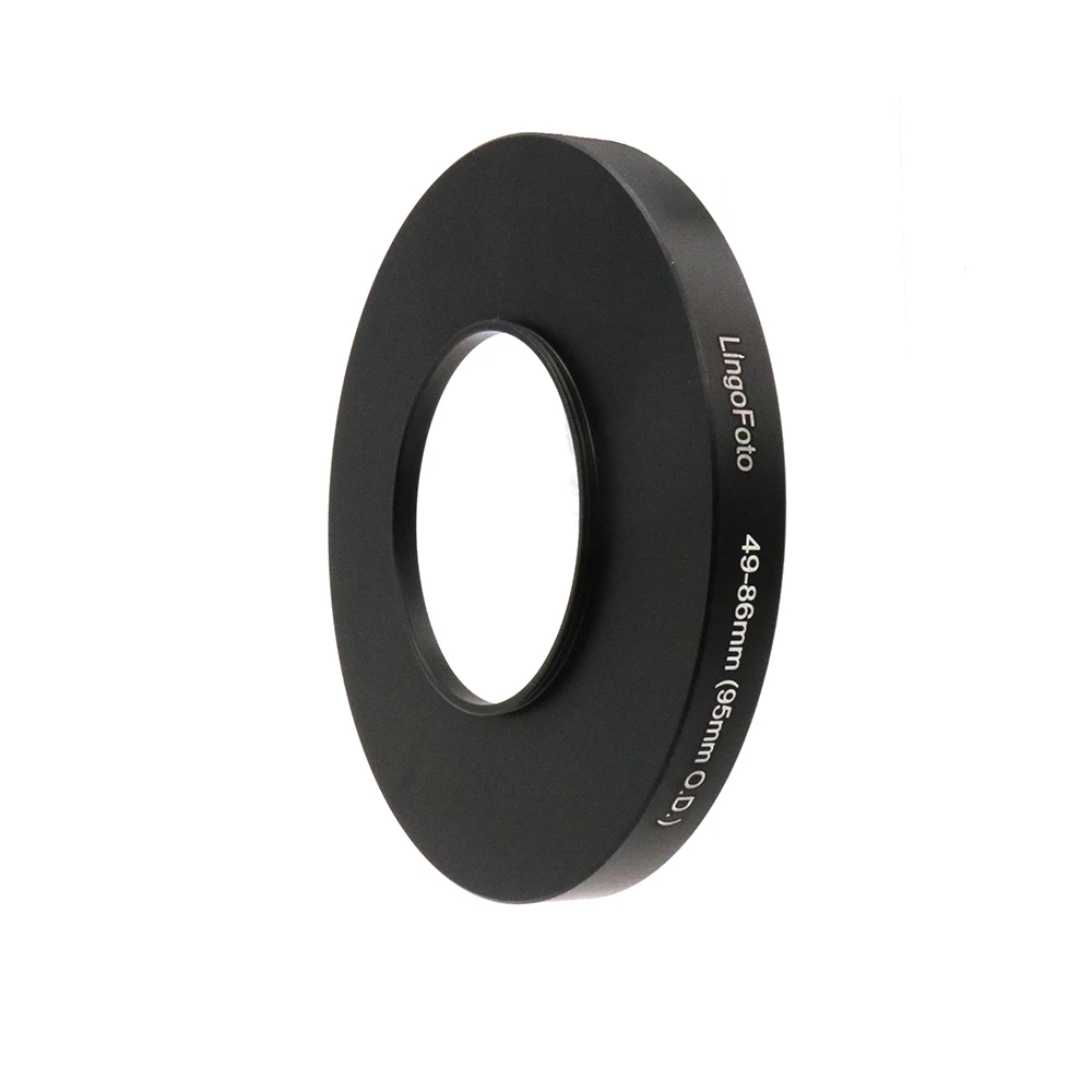 For 95mm Matte Box or 86mm lens filter etc. Matte Box Adapter Step Up Ring 46/49/52/55/58/62/67/72/77/82mm-86mm (95mm O.D)