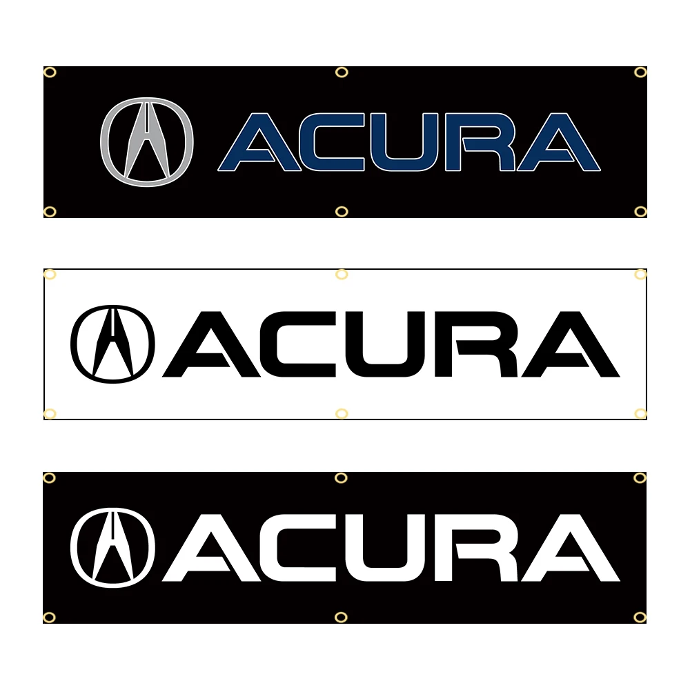 

60X240cm Acuras Banner Flag Polyester Printed Garage or Outdoor Decoration Tapestry