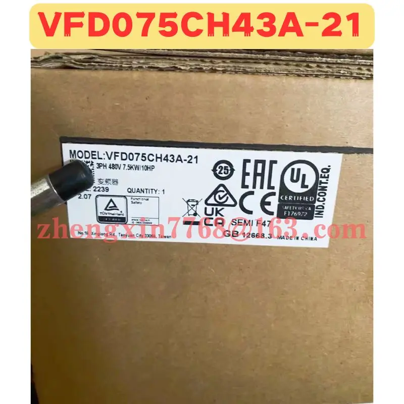 

Совершенно новый оригинальный преобразователь частоты VFD075CH43A-21 VFD075CH43A 21