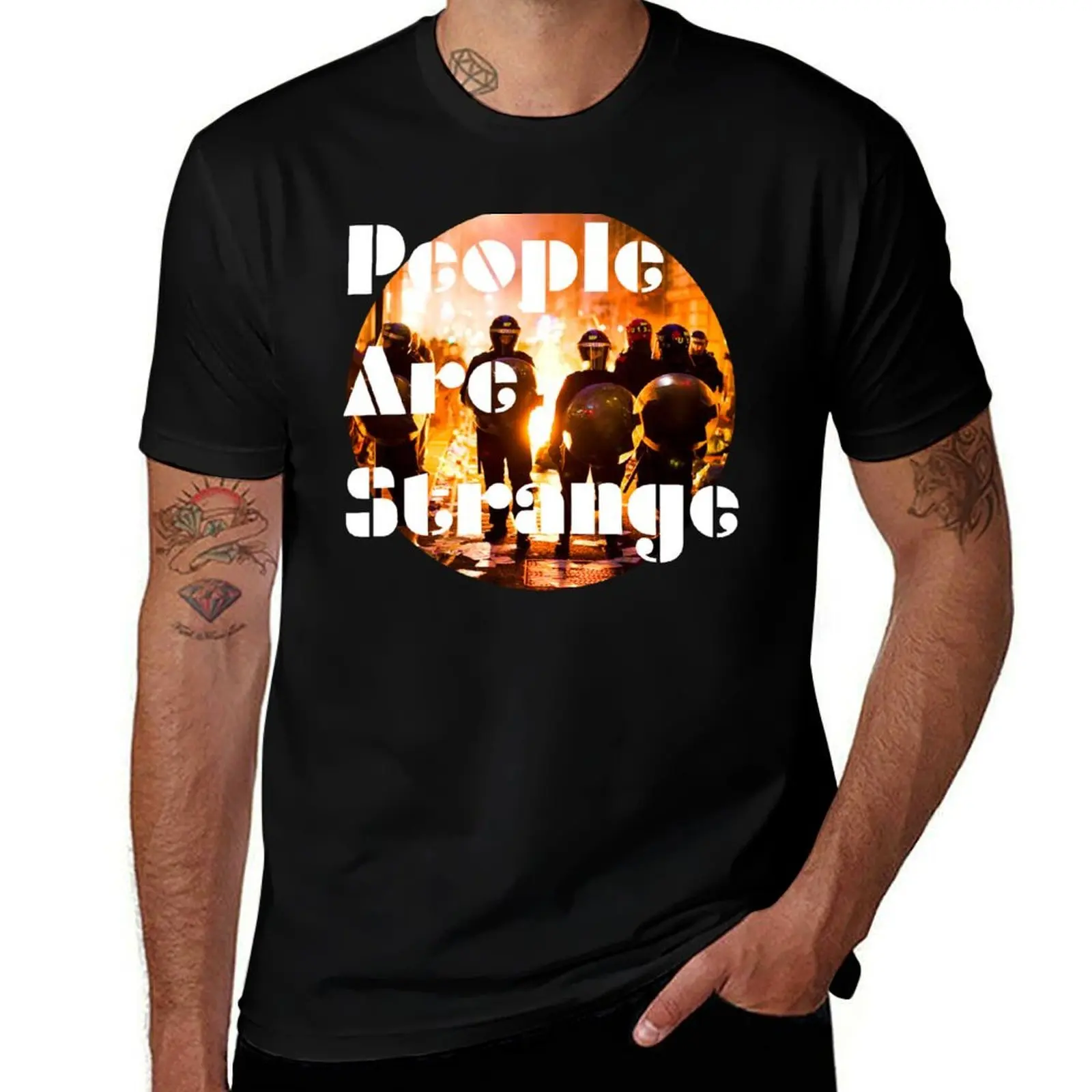 

People are strange T-Shirt Holiday Outdoor T-Shirt
