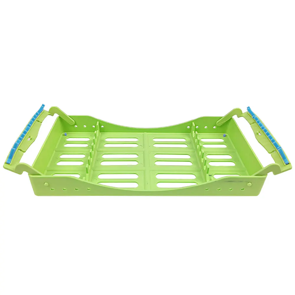 7 Holes Dental Sterilization Rack For Composite Resin Filling Spatulas Aesthetic Restoration Kit Placing Box Dentist Instruments