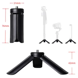 Portable Mini Table Tripod Stand Desk Tripod with 1/4'' Screw for Gopro Camera Video Vlog Grip Panel Ring Light Phone Gimbal