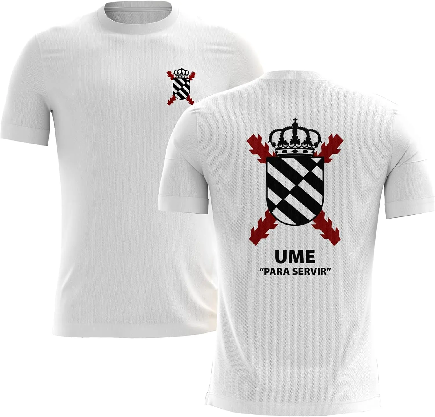 Camiseta De La UME Unidad Militar De Emergencias Del Ejercito Español. Camiseta Manga Corta Casual Camisa 100% Algodón