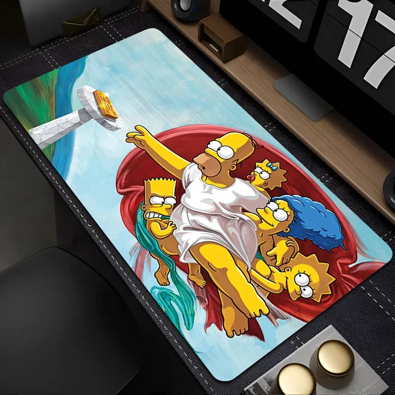 لوحة ماوس للكمبيوتر المحمول HD طباعة لوحة ماوس أنيمي ملحقات ألعاب الكمبيوتر لوحة المفاتيح الكمبيوتر S-simpsonses الكرتون سطح المكتب ماوس حصيرة