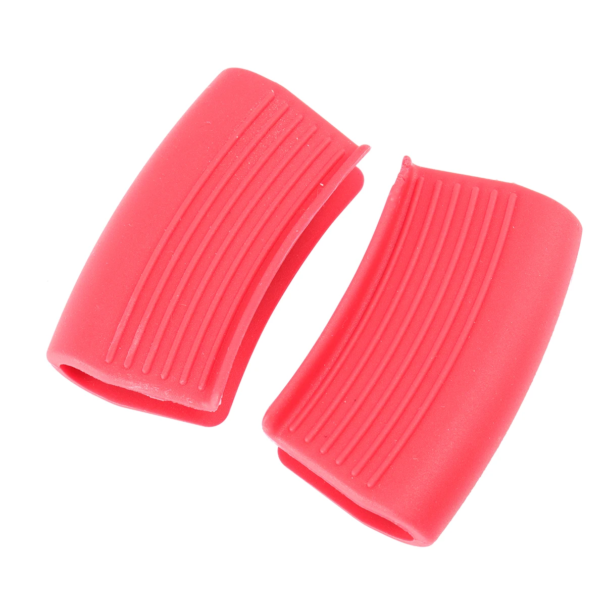 

2 Pcs Pot H Covers Heat Resistant Silicone Grips Kitchen Mitts Trivet Bracket for Frying Pan Griddles Plate Clips Cooking