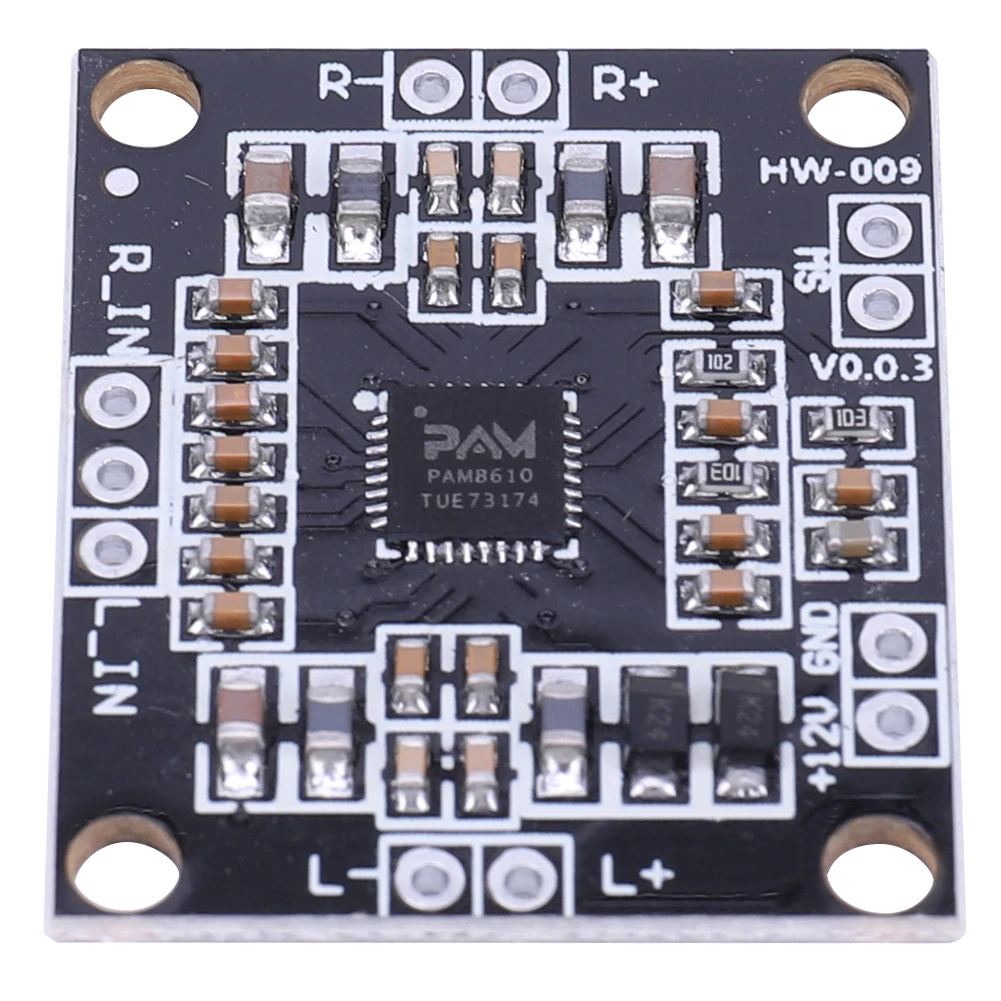 PAM8610 Mini placa amplificadora de potencia estéreo 2x15W placa amplificadora Digital Clase D doble canal
