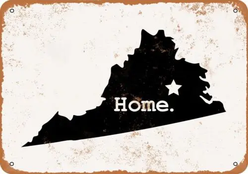 Metal Sign -- Virginia State 2 -- Vintage Look sign