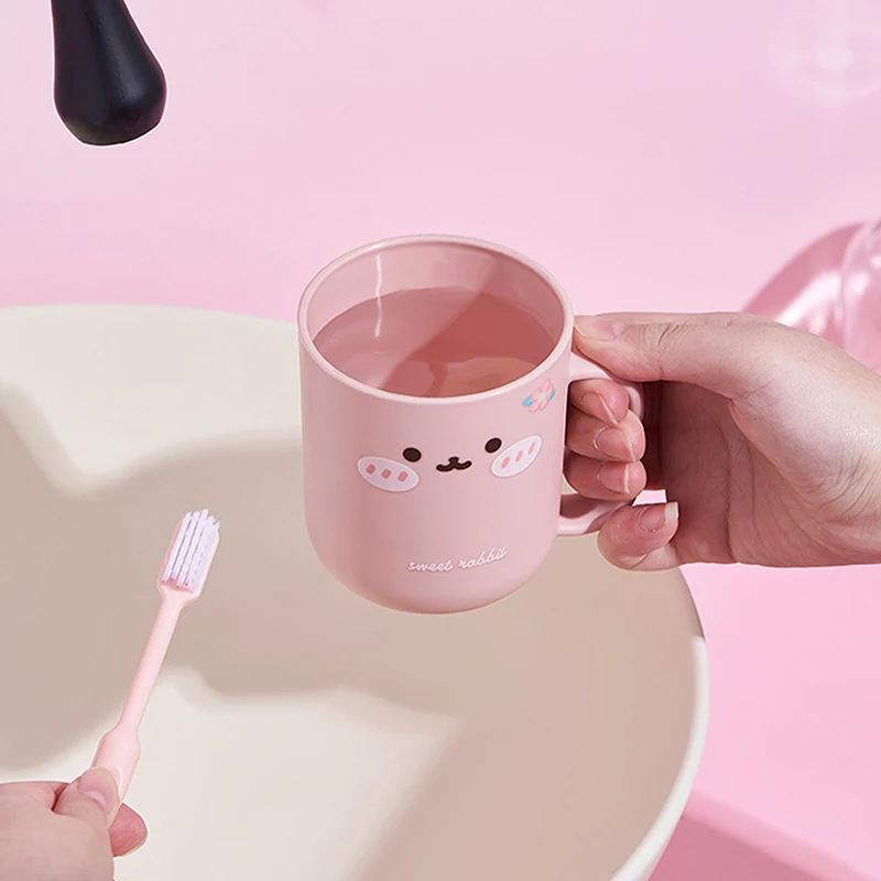 Hot Sale Cute Wash Cup Household Tooth Cup PortableToothbrush Storage Box Travel Toiletries storage box Cartoon Mouthwash Cup