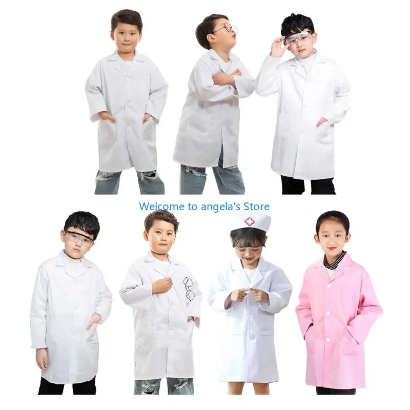 

Lab Lab Coat x4yc Dellyrens Pretend Play Speat мягкая хлопчатобумажная ткань различные цвета