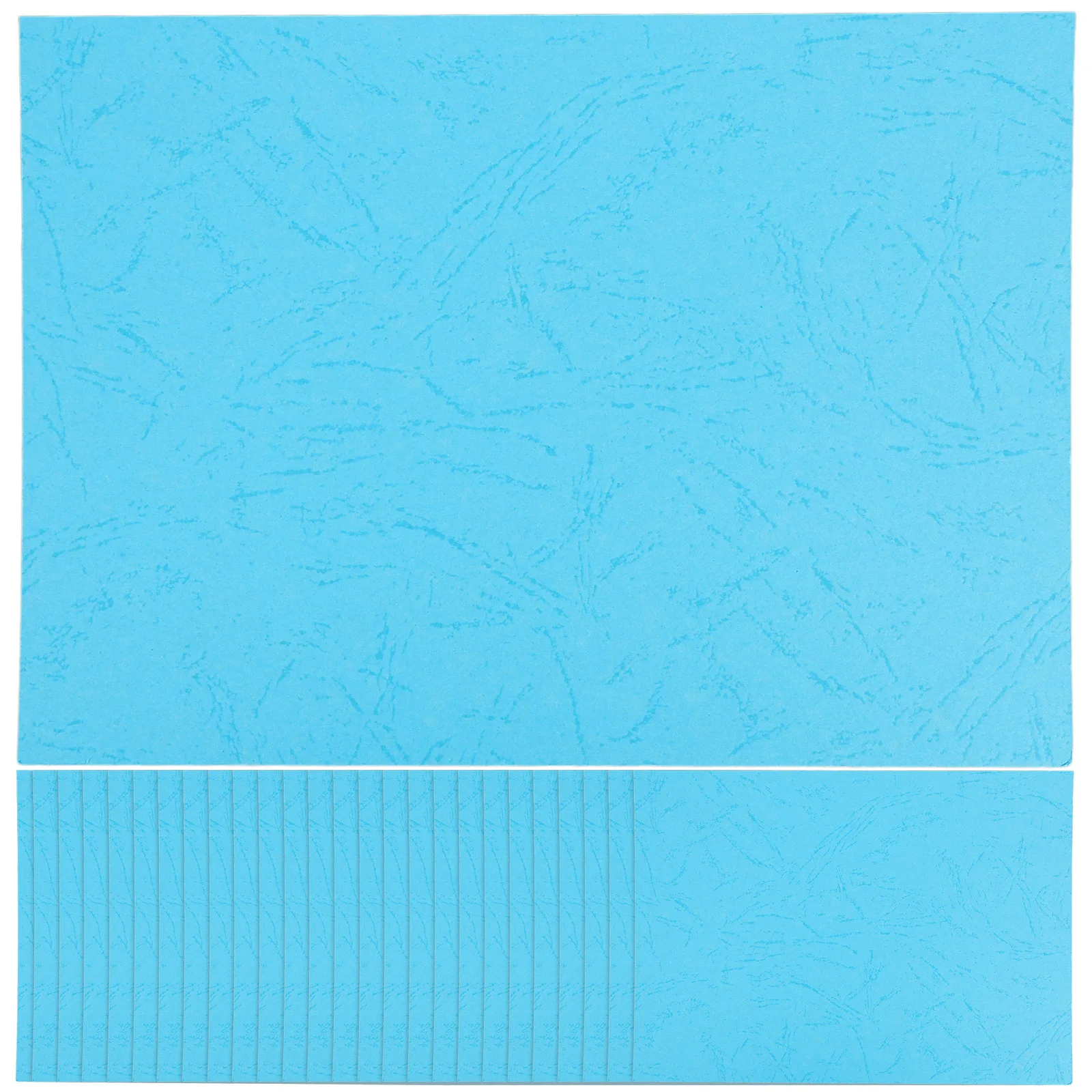 

100 Pieces A4 Binding Covers Paper Material Textured Contract Document Protection Office Presentation Covers
