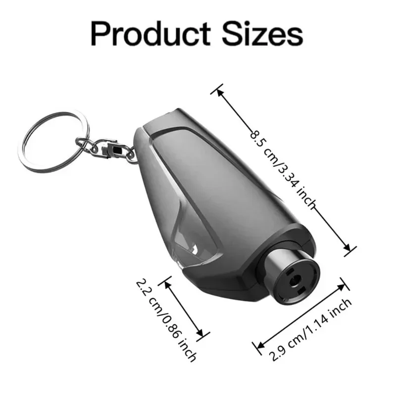 

Auto Glass Window Breaking Tool Escape Safety Hammer Belt Cutter Emergency 3-in-1 for Car Safety Hammer Emergency Rescue Kit New